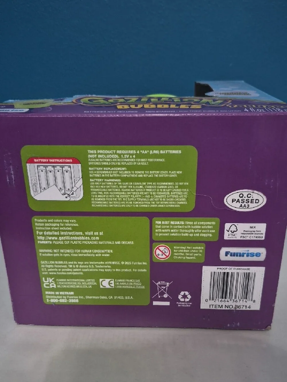 Tornado Bubble Machine - Green